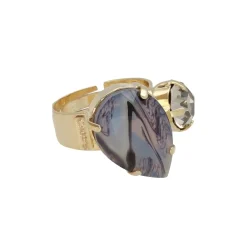 Black Cream Ring