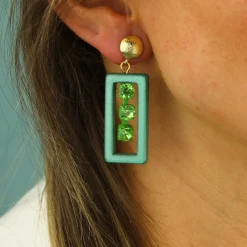 Chique Square Earrings