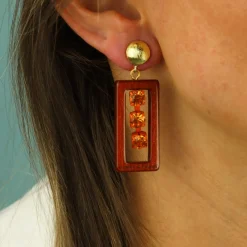 Chique Square Earrings