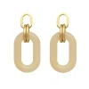 Chunky Oval Dangling