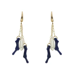 coral pearl reef earrings - Camps & Camps
