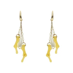coral pearl reef earrings - Camps & Camps