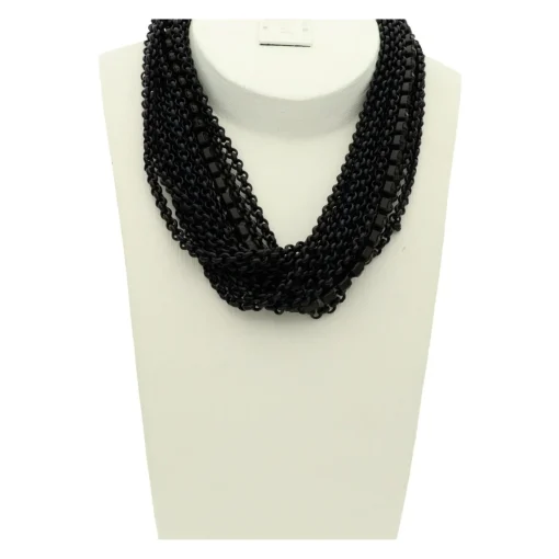 Double Chain Strass Necklace - Camps & Camps