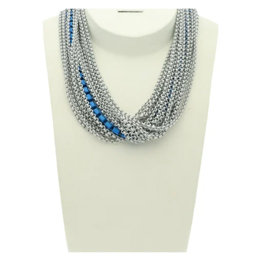 Double Chain Strass Necklace - Camps & Camps