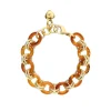 Double Gold Chain Bracelet