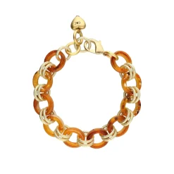 Double Gold Chain Bracelet