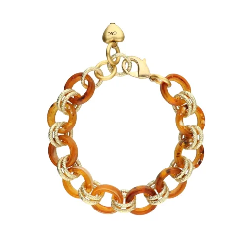 Double Gold Chain Bracelet