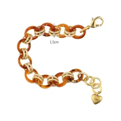Double Gold Chain Bracelet