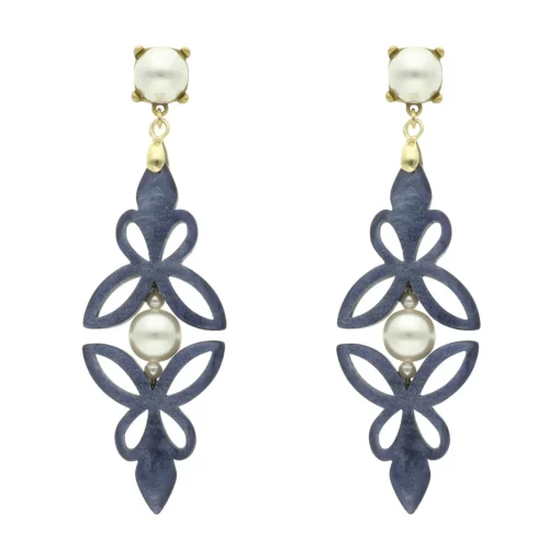 Filigrain Pearl Earrings