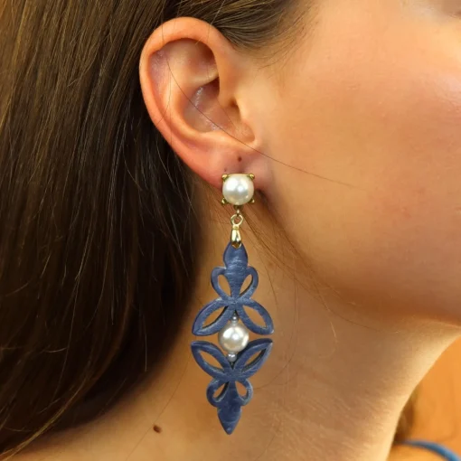 Filigrain Pearl Earrings