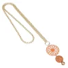 fliligrain flower pearly nacklace - Camps & Camps
