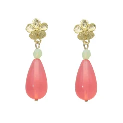 Flower Droplet Earrings