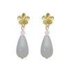 Flower Droplet Earrings
