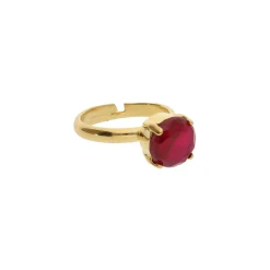 Fuchsia Metallic Ring