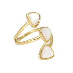 Golden Asymmetrical Ring
