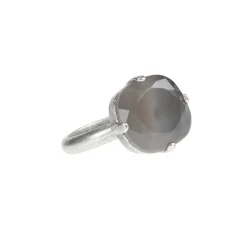 grijs opaal little gem ring - Camps & Camps