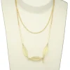 Long Oval Droplet Necklace - Camps & Camps