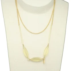 Long Oval Droplet Necklace - Camps & Camps