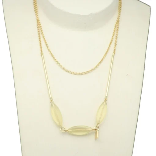 Long Oval Droplet Necklace - Camps & Camps