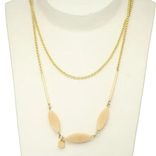 Long Oval Droplet Necklace - Camps & Camps