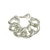 magnificent silver galvanised bracelet - Camps & Camps