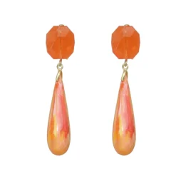 Marble Droplet Earrings