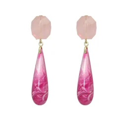 Marble Droplet Earrings