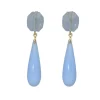 Marble Droplet Earrings