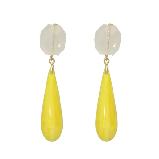 Marble Droplet Earrings