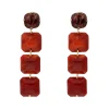 Marble Pebble Earrings
