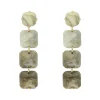Marble Pebble Earrings