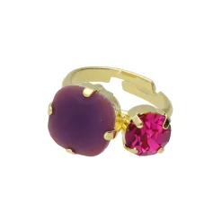 Matte Amethyst Harmony Ring