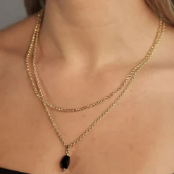 Midnight Pearl Necklace