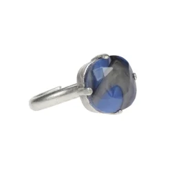 navy grey little gem ring - Camps & Camps