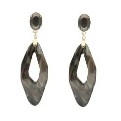 Organic Marbled Earrings