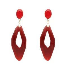 Organic Marbled Earrings