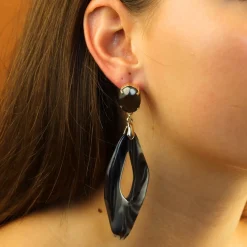 Organic Marbled Earrings
