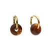 Oval Dangling Earrings