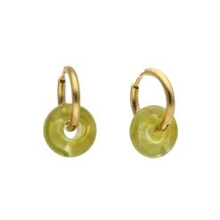 Oval Dangling Earrings