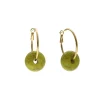 Oval Dangling Earrings