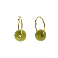 Oval Dangling Earrings