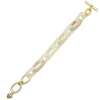 Oval link bracelet