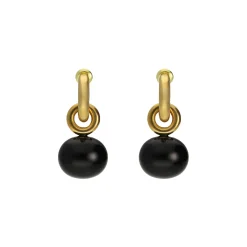 Oval Pearl Earrings