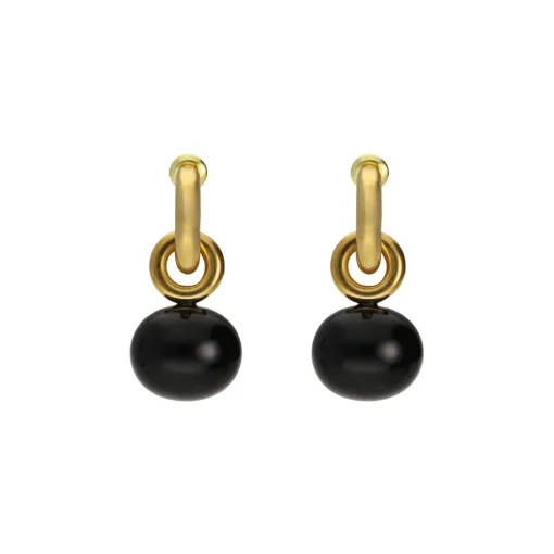 Oval Pearl Earrings