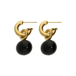 Oval Pearl Earrings