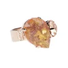 peach metallic splendour ring - Camps & Camps