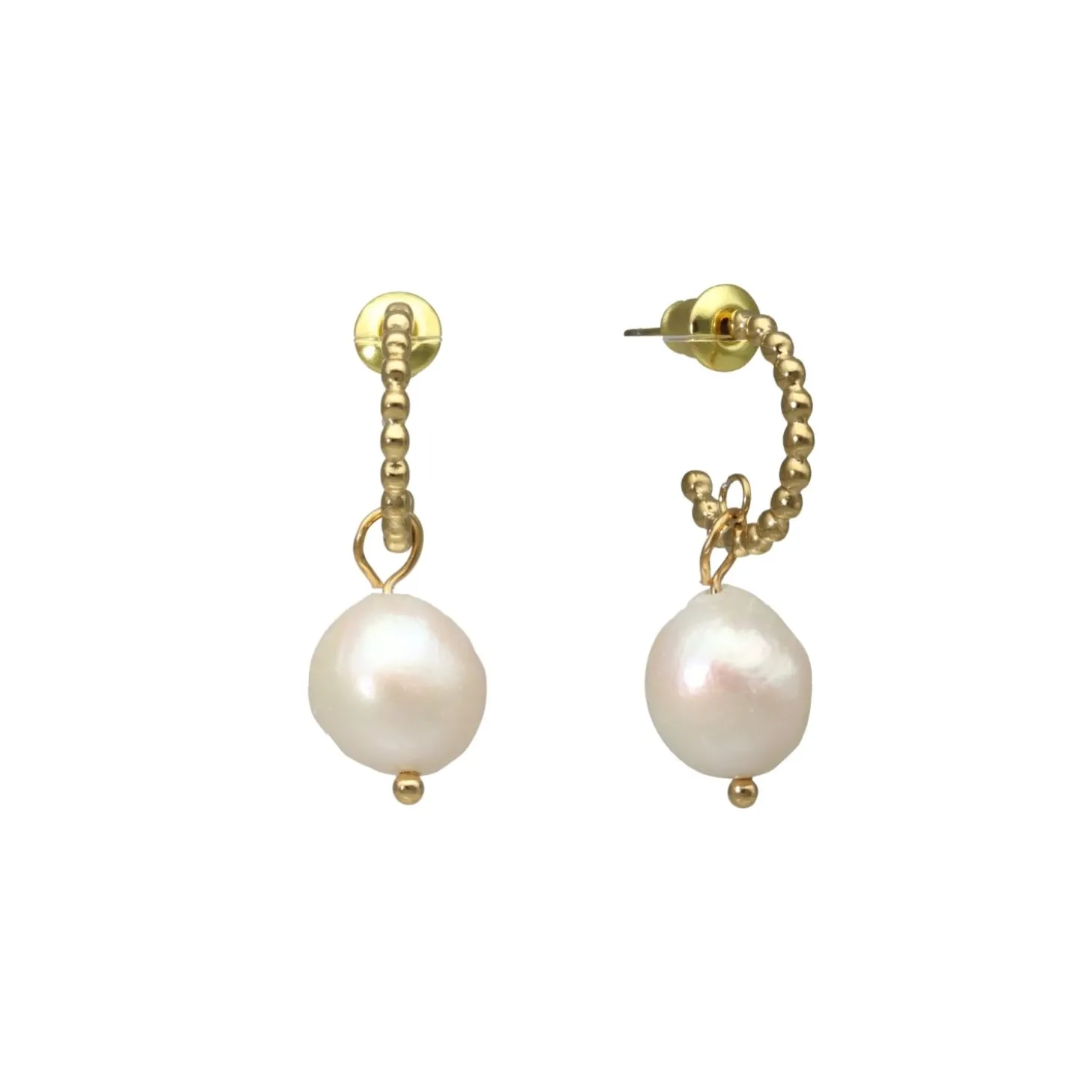 Pearl White Earrings