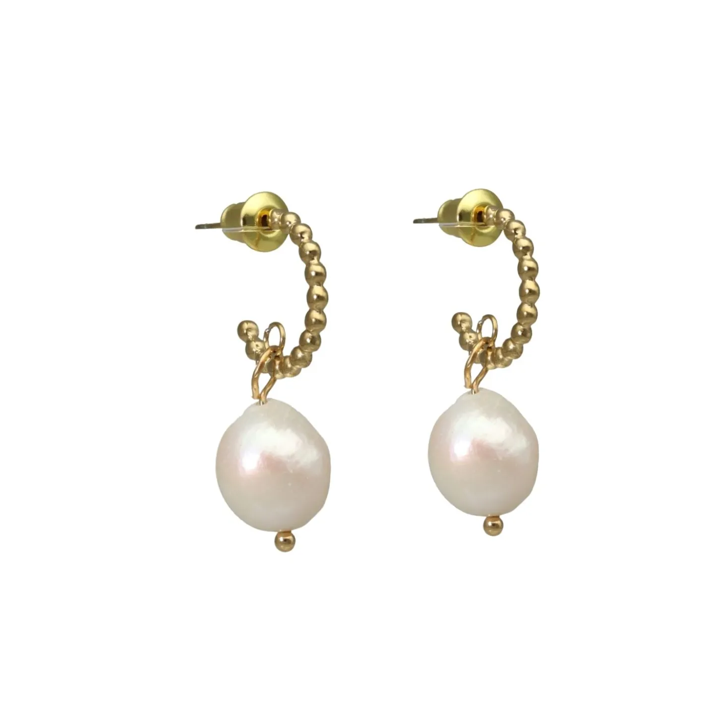 Pearl White Earrings