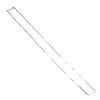rose gold baton necklace - Camps & Camps