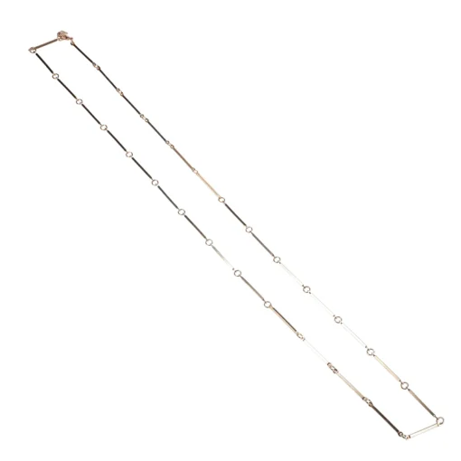 rose gold baton necklace - Camps & Camps